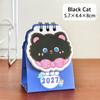Cute Desktop Calendar Compact Mini Standing Desk Calendar Paper Desk Calendar Original For Birthday Gift Desktop Decoration