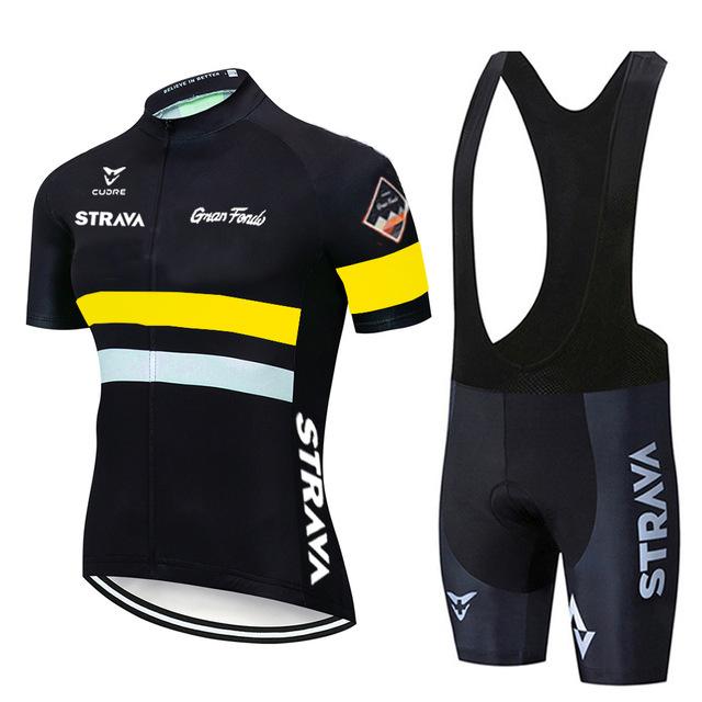 Cycling Suit Set, Strap Short-sleeved Suit, Cycling Suit 2026 Summer Breathable Cycling Suit Set