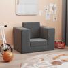 Kids Sofa Bed Anthracite Soft Plush
