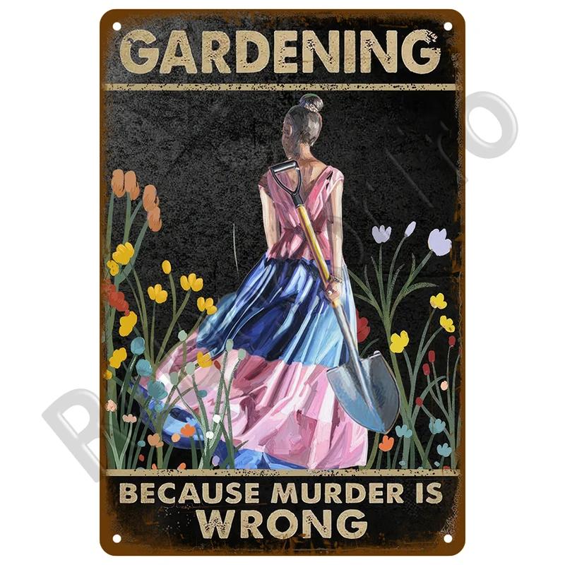 Metal Sign Wall Decor For Cafe Home Garden Farm Beach Hut Outdoor Vintage Tin Sign Flowers Birds Car Metal Plaque Welcome Poster
