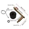 Mini-Fahrrad Kettenspanner Federrolle Führungsschieber Kit Korrosionsschutz Universelle Passform für Go-Kart Outdoor-Fahrten Ersatz