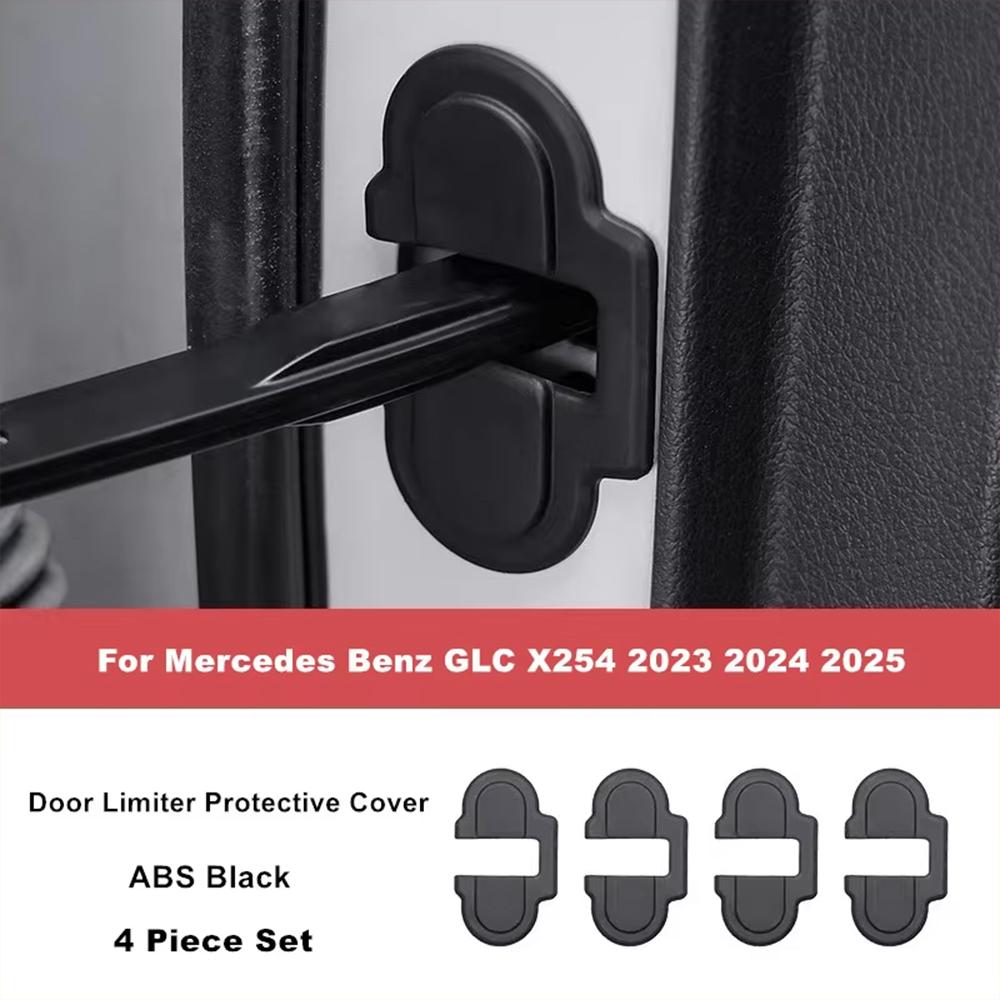 For Mercedes Benz C Class W206 GLC X254 2025-2025 Car Door Limiter Protective Cover Door Lock Buckle Trim Interior Accessories