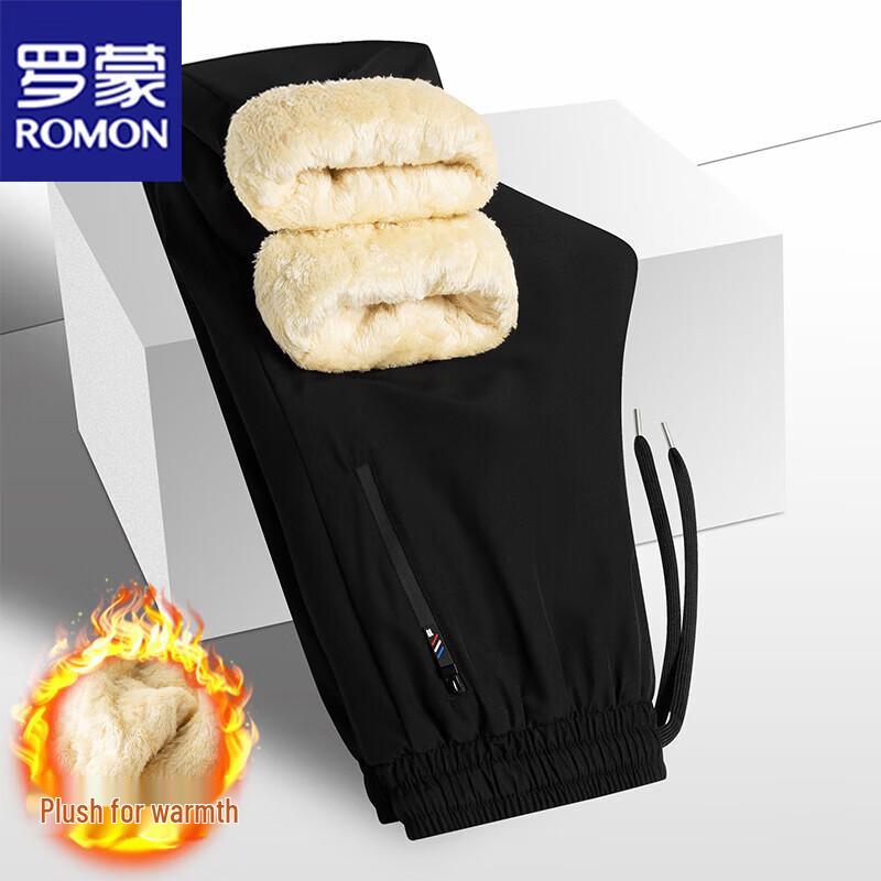 

ROMON Men s Fleece Lined Casual Pants 4XL