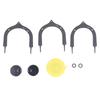 3PCS   Putting Gates Aluminum Alloy 3 Different Size Portable   Putting Arch Practice Training Aid with Storage Bag for Indoor Outdoor
