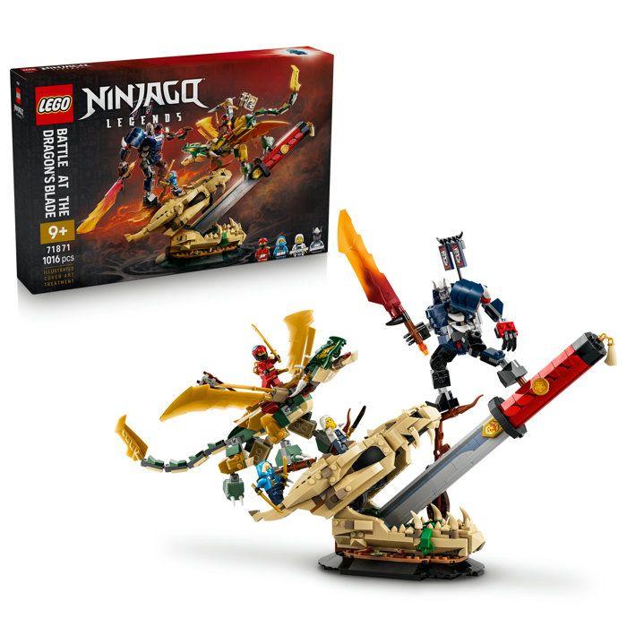 LEGO NINJAGO 71871 Kampf auf der Drachenklinge - Ninja-Spielzeug ab 9 Jahren Junge oder Mädchen