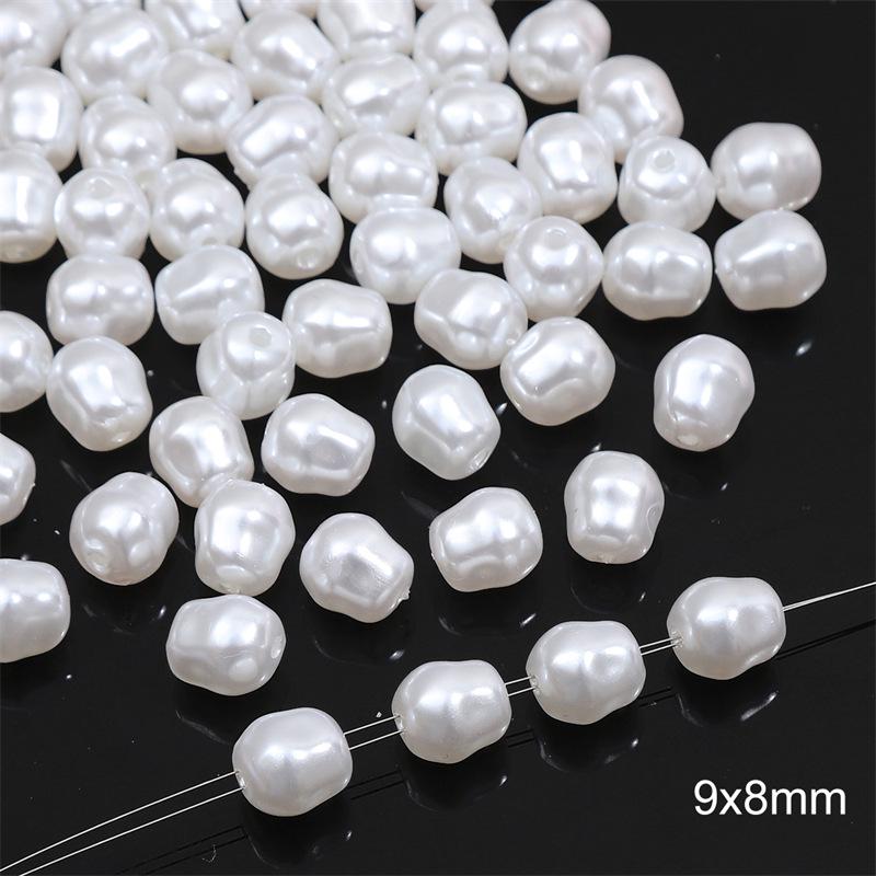 DIY Kit: High-Gloss Irregular Imitation Pearl Jewelry Accessories for Bracelets, Pendants, and Headdresses.