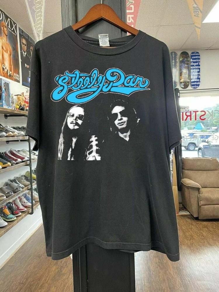 Steely Dan Band Black Short Sleeve Cotton T-shirt Unisex S-5XL For Men Women Unisex T-Shirt L