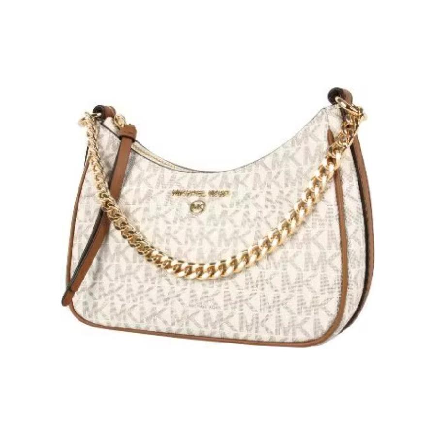 New MICHAEL KORS Artificial Leather Shoulder Bag Medium Women's Vanilla White 32H1GT9C1B-149