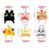 Adjustable Ties Guinea Pig Costume Hat Sunflower Hamster Knitted Hat  Pet Gathering
