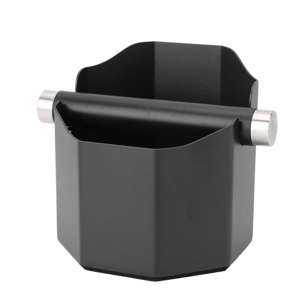 Coffee Ground Knock Box Stainless Steel Small Coffee Knock Box for Home Kitchen Countertop