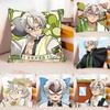 Anime SShinazugawa Sanemi Case Plush Fabric Soft Pillowcase Double Sided Print Cushion Cover Household Gifts