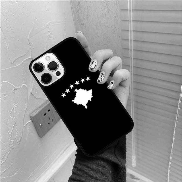Kosovo Flag Coque Shell For iPhone 17 Air 15 16 14 13 12 Pro Max 11 Pro Max Plus Phone Case Cover