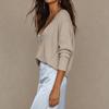 Women's V-Neck Blouse Fashion for Casual Daily Wear