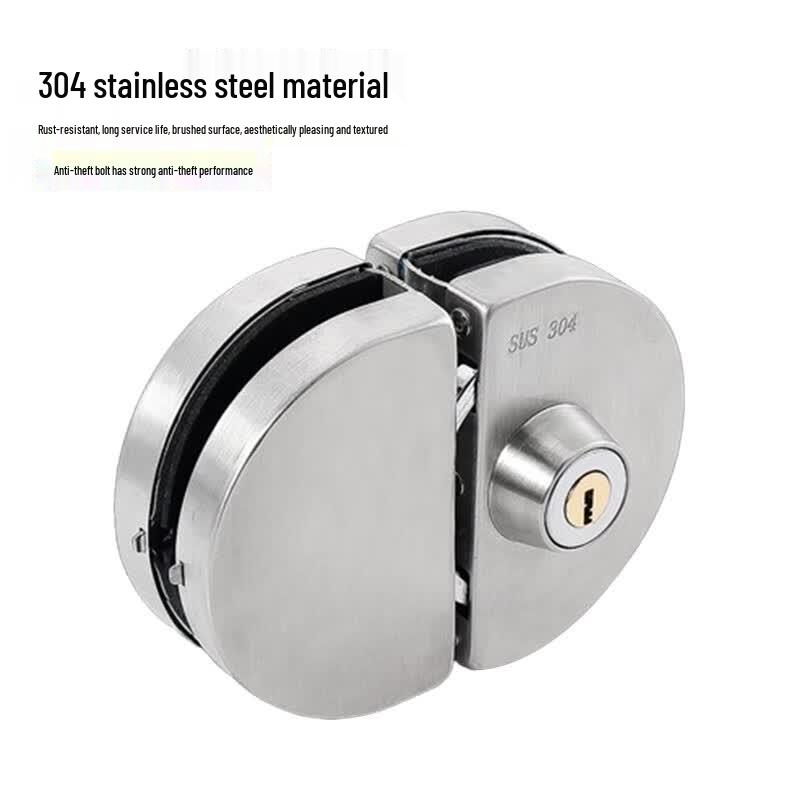 Sheng Yu Pin No-Drill Glass Door Bolt Lock