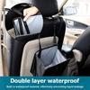 Zipper Compartment Car Storage Bag Durable Hanging Bag New Car Trash Can