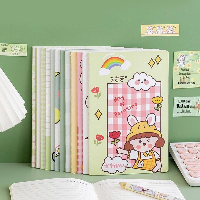 Panda Cute Elementary School Notebook – 30 A5 Lined Sheets, High-Value, Instantly Stylish. 21x14 cm
