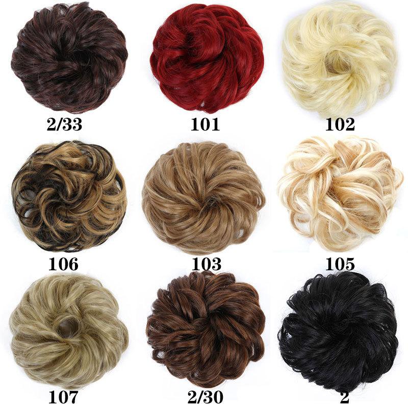 Wig Hair Ring, Volumizing Bun Ring, Synthetic Fiber Foam For Thickening Ponytails, Quick Updo Accessory, Multicolor