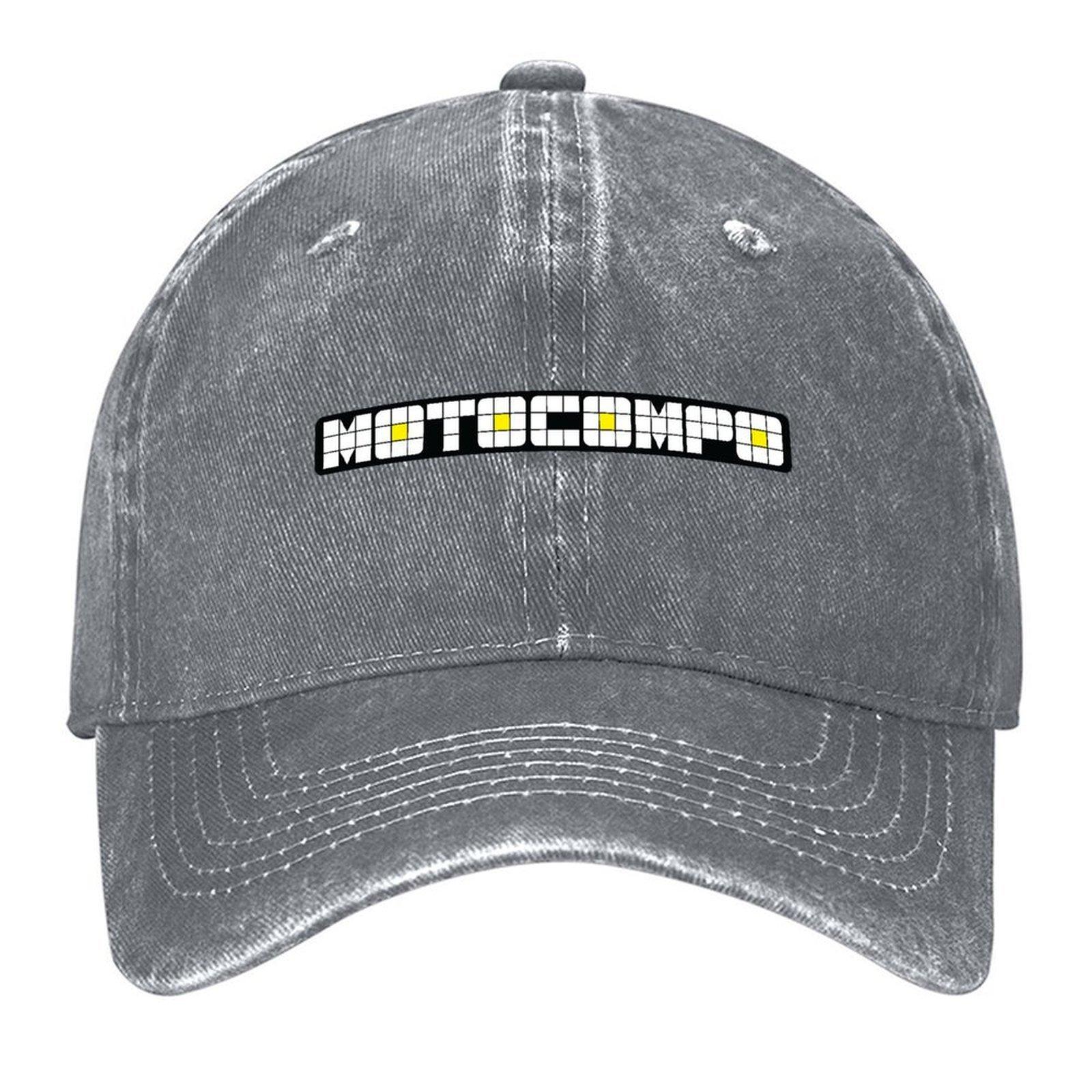 Motocompo logo Baseball Cap fun hats Custom Cap Luxury Cap New In The Hat Womens Hats For The Sun Mens