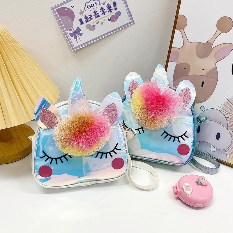 Adorable Unicorn Cartoon Backpack For Girls Stylish Lightweight Shoulder Bag For Kids