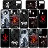 Phone Case for iPhone 17 16 15 Plus X XR 16E Huawei P30 P20 Lite Redmi Note 14 12 11 13 Pro Max OPPO A60 A80 A40 A18 A38 A54 Berserk Guts Anime Cover