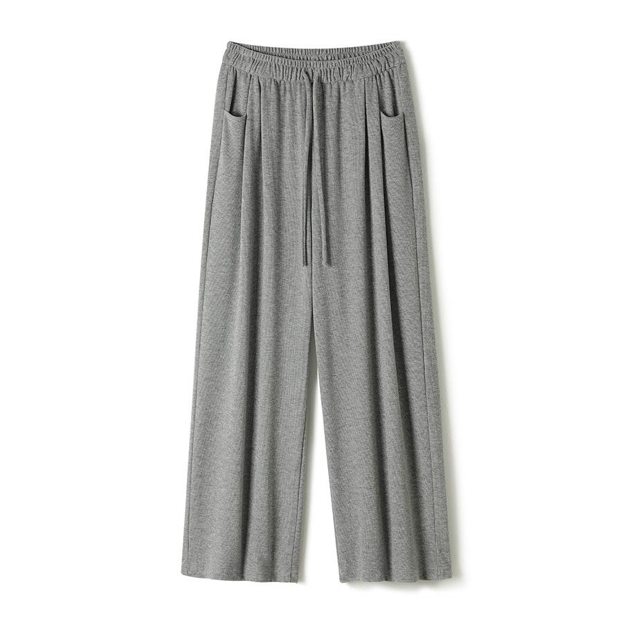Soft Womens Spring High Autumn Elasticity Knit Casual Pants Trousers Sweatpants Y2k Pants For Women Streetwear