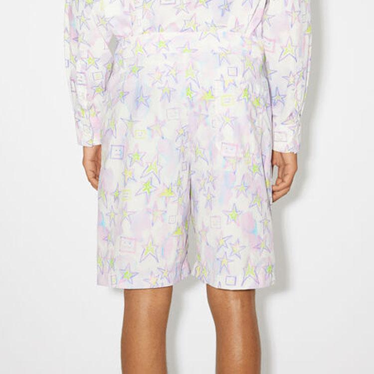 Acne Studios Expression Collection FW23 Casual Shorts Unisex Multicolor CJ0009-AS4