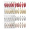 5Pcs Gift 5Pcs Christmas Painted Pine Cone Plastic Hanging Pine Cone Balls Painted Pine Cone Hanging Pendant Navidad