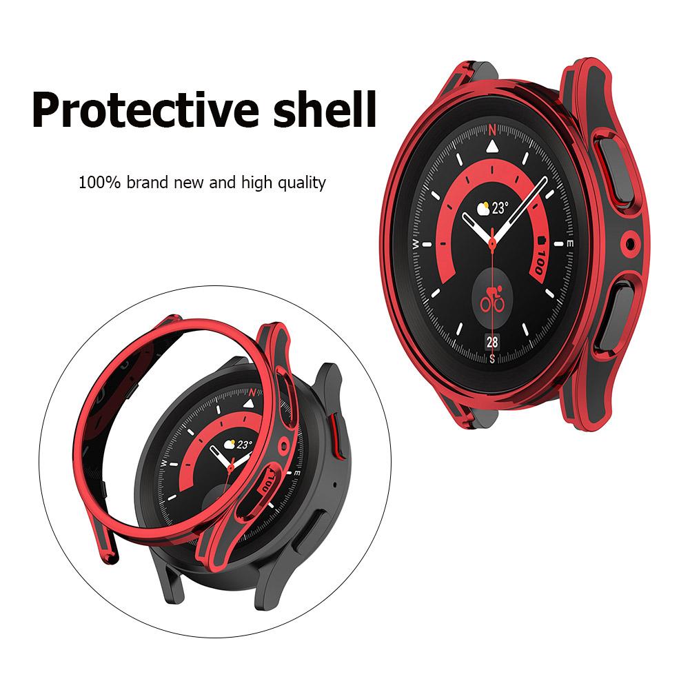 Cover for Samsung Galaxy Watch 5 Pro 45mm PC Protective Bumper Screen Protector for Galaxy Watch 4/5 40mm 44mm Protector Case