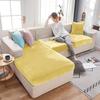 Thick Soft Velvet Plush L Shape Sofa Cover Elastic Corner Armchair Cushion Covers Living Room Couch Protector