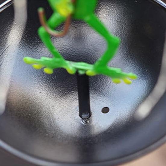 Solar Bird Feeder Stake Outdoor Garden Patio Yard Holding Umbrella Frog Fox Snowman Turtle Bird Bath Watering Station Feeding Device with Light