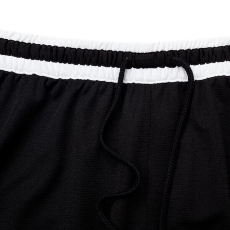Nike Logo Training Bequemes Rundhals Kurzarm T-Shirt Colorblock Strickshorts Lässiges Sportset Herrensets DV9840-100+DH7161-010