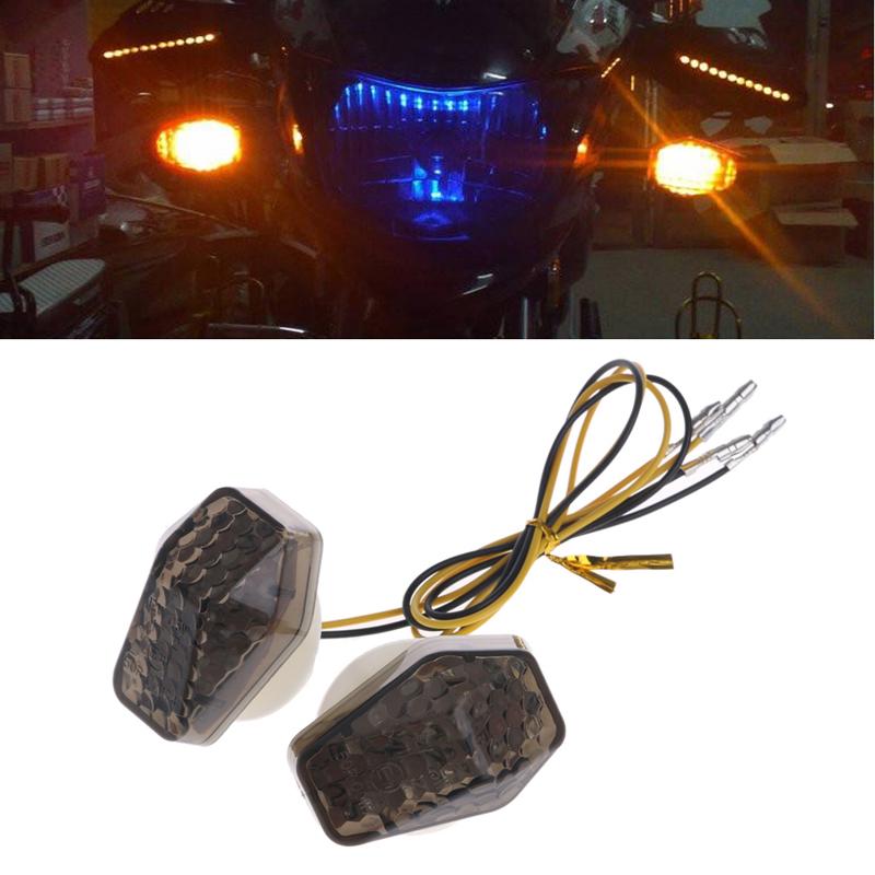 Motorcycle LED Flush Mount Turn Signal Indicator Flasher For Suzuki GSXR 600