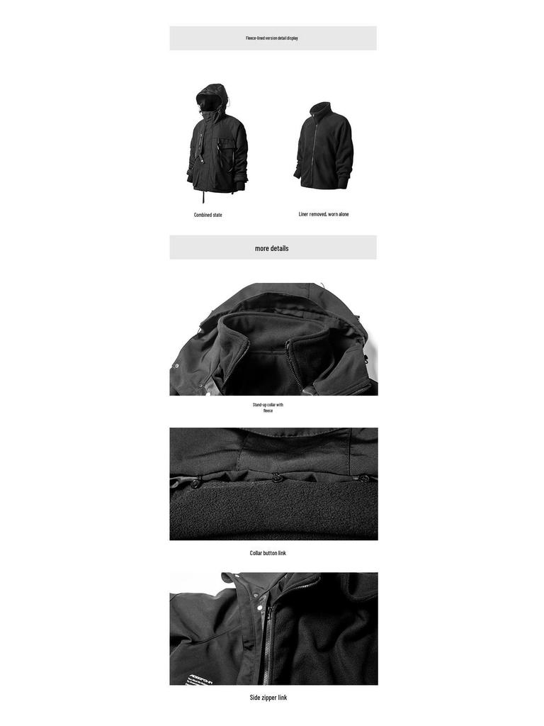 AOGZ Unisex Hooded Windbreaker for Spring/Autumn 2024 - Functional American-Style Jacket