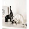 Porcelain Elephant Statue, Minimalist Animal Sculpture for Living Room, Luxury Home Decor, TV Cabinet & Bar Showpiece