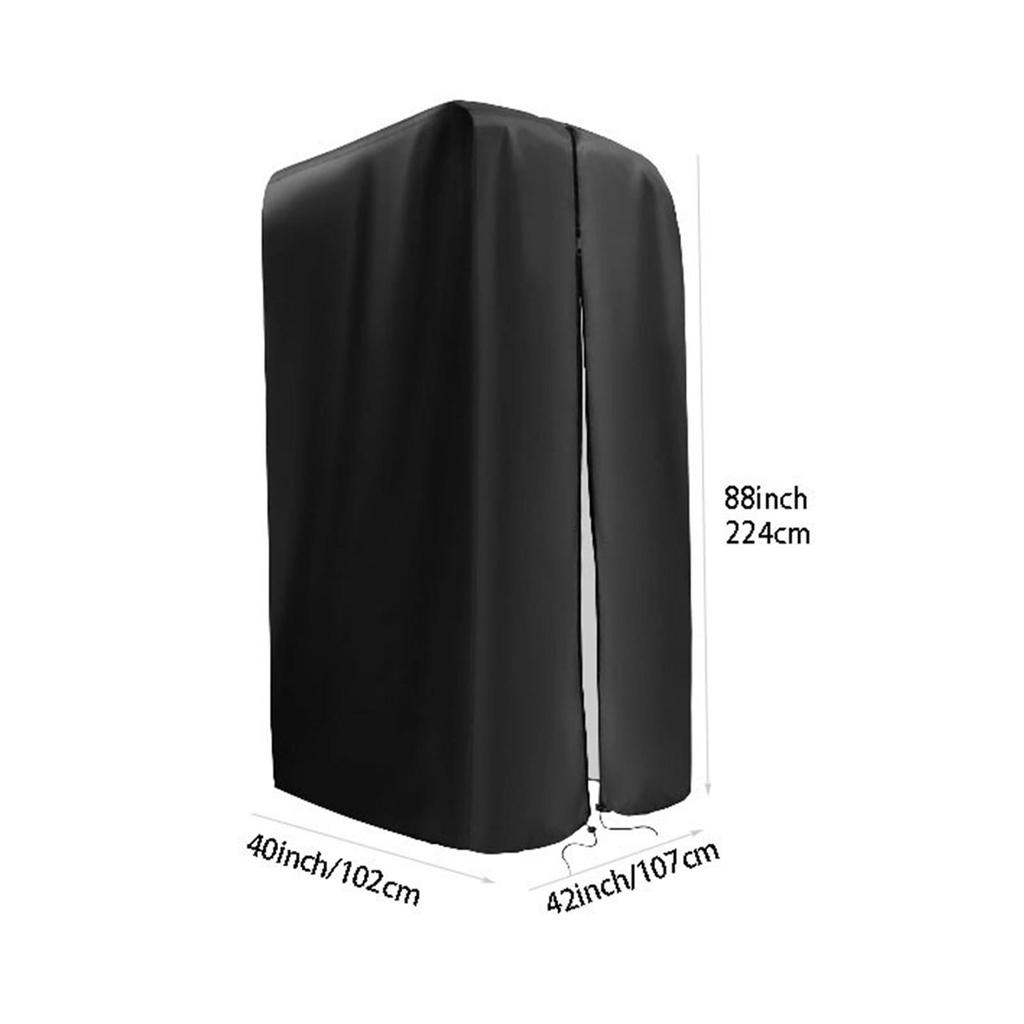 Squat Rack Cover with Drawstring Bottom 102×107×224cm Dustproof Pull up Bar Cover