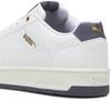 Кроссовки Puma Court Classic белый/галактический серый/золотой