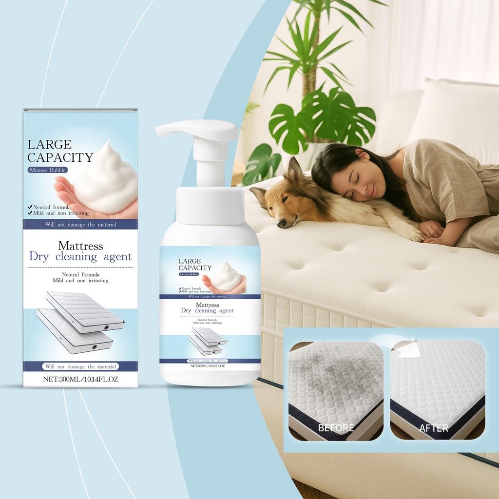 Tessuto Materasso Pulitore Multifunzionale Rimozione Macchie Materasso Tappeto Cura Materiale 300Ml
