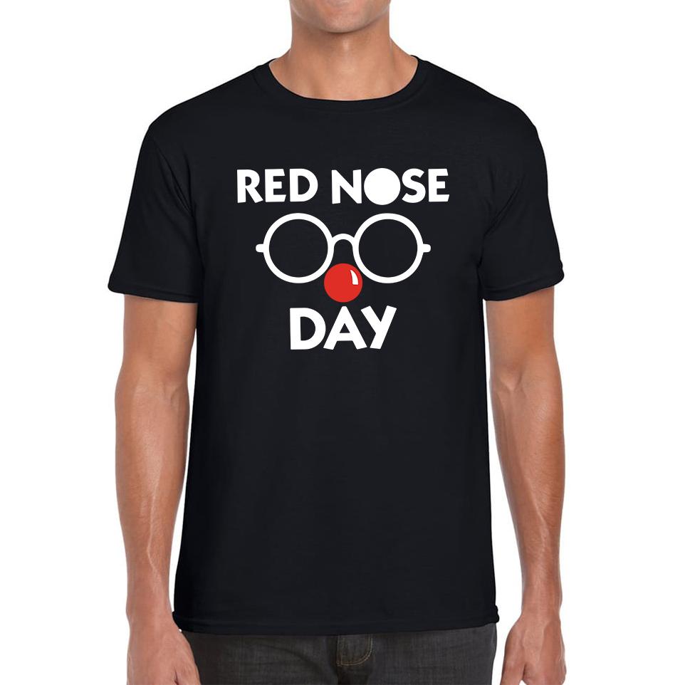 Comic Relief Red Nose Day Unisex Mens T Shirt Womens Tops Tees XL