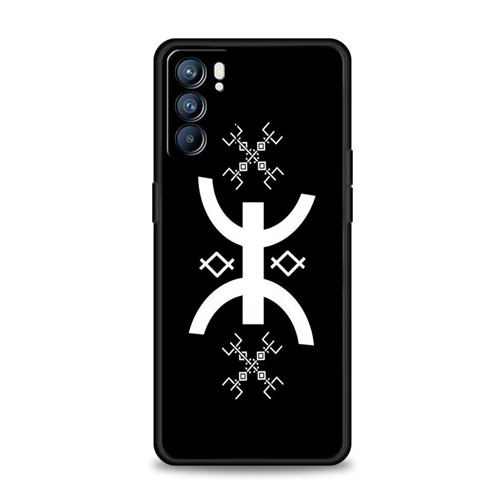 Case For Oppo Find X6 Pro X5 A54 A53 A52 A9 A15 A95 A17 A16 A76 A74 A57 A31 Reno8 Reno7 Reno6 Pro 5G Cover Amazigh Berber Flag