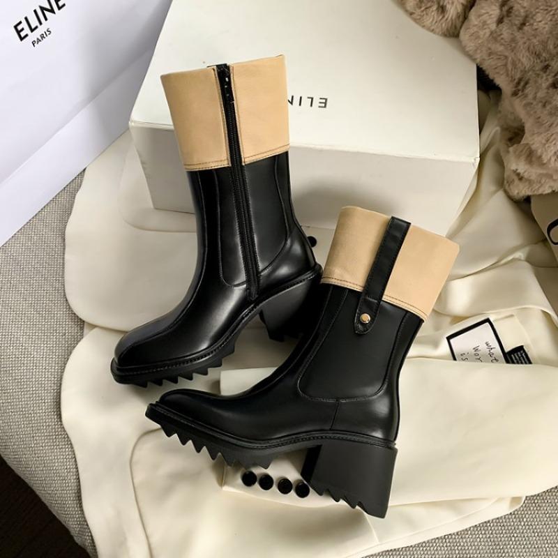 Women's British Style Medium Boots