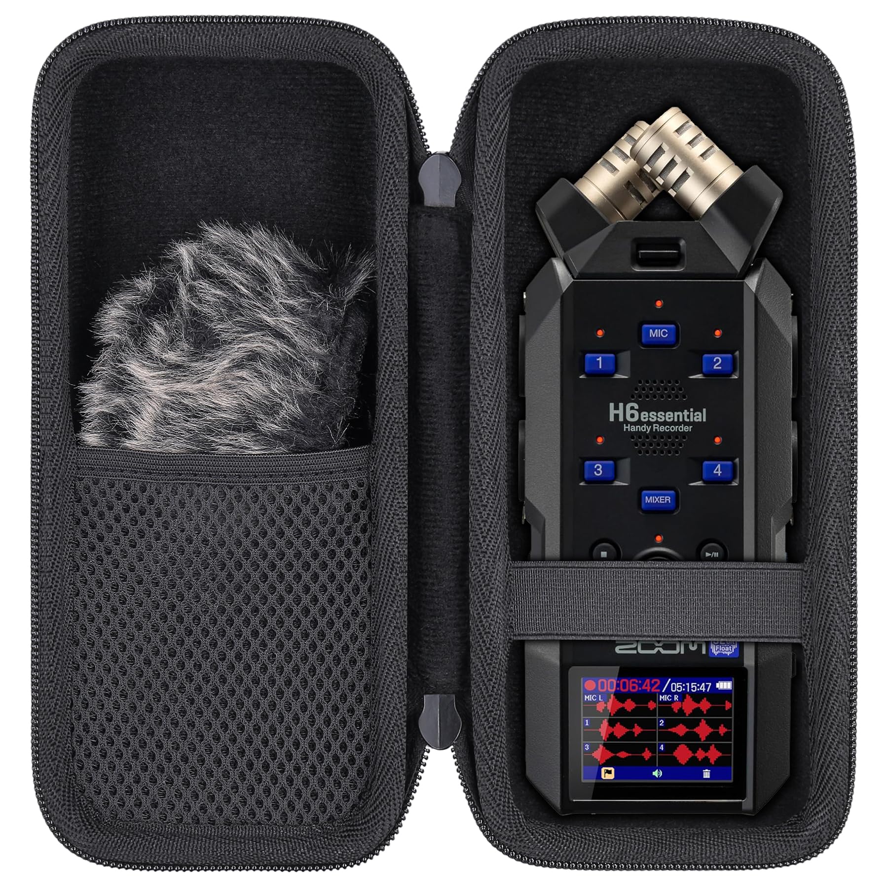 

Aenllosi Carrying Case for ZOOM H6essential / H6e Handy Recorder 6-Track Storage Case (Case Only)