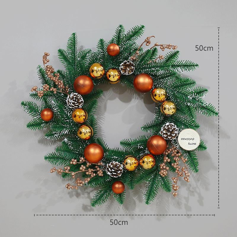 Creative Christmas Wreath - 40/60/80cm Festive Door Hanging Decoration & Gifts