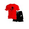 Unisex Men's Mesh Short Sleeve Summer Sports Set: Trendy European-American Casualwear