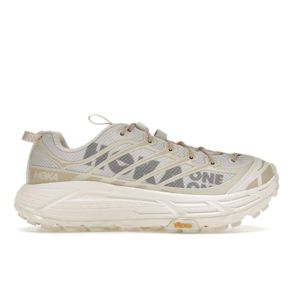 HOKA Mafate Three2 Eggnog Shifting Sand Unisex Sneakers Cream 1141572-ESSN