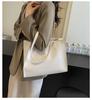 Women's 2024 Spring/Summer Versatile Solid Color Tote – Korean Style Shoulder Bag