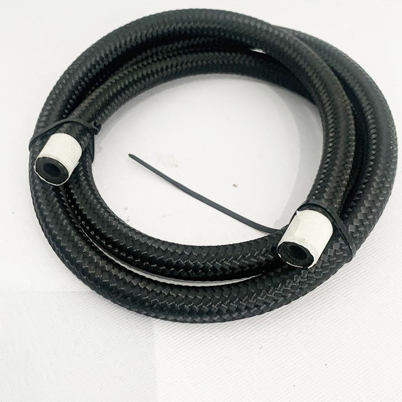 HQ Length1M 3M 5M Fuel Hose Oil Gas Line AN4 AN6 AN8 AN10 AN12 10FT Cooler Hose Line Nylon Stainless Steel Braided Pipe