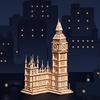 Japanese Instruction Manual Robotime 3D Wood Puzzle Ornament Series Tsukurunsu® [Official sales/Japanese Included] (Big Ben)