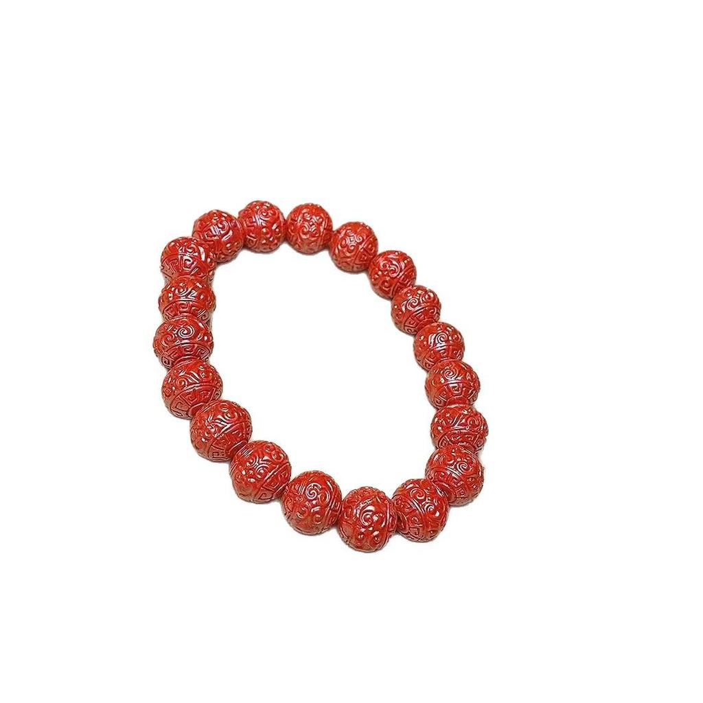 Medium Imperial Sand Ruyi Beaded Zodiac Bracelet - Unisex Personalized Design.
