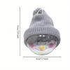 Snowman Transparent Ball With Knitted Hat Christmas Tree Home Decor Gifts