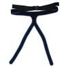 Wheelchair Belt Anti Slip Elastic Breathable Wheelchair Fixing Belt Harness Strap(Black )